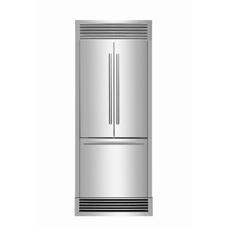 Forno No Frost French Door Refrigerator Stainless Steel w/Ice Maker FFFFD1974-35SG